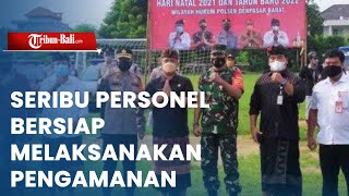 Seribu Personel Bersiap Melaksanakan Pengamanan Jelang Nataru di Wilayah Hukum Polsek Denpasar Barat