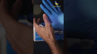 Blue Nitrile Gloves - قـفـازات نـتـريـل الطـبـيــة