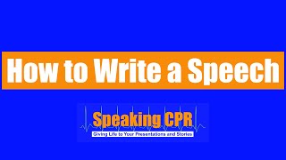 How to Write a Speech - Create Relevant Circumstances