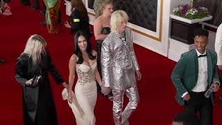 MACHINE GUN KELLY with MEGAN FOX on the Red Carpet at the 2023 GRAMMYs
