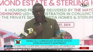 Governor Sanwo-Olu Commissions Raymond Estate Sterling Heights Apartments