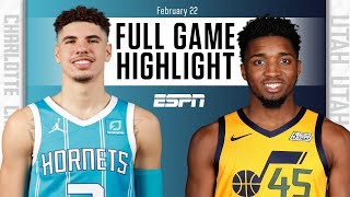 Charlotte Hornets vs. Utah Jazz [FULL GAME HIGHLIGHTS] | NBA on ESPN