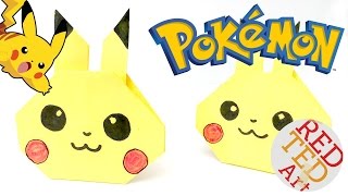 Easy Pikachu Origami - Pokemon Go DIY - Paper Crafts