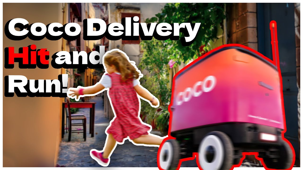 Coco Delivery Robot Hit And Run - YouTube