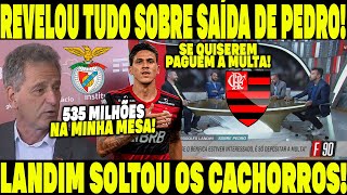 PLANTÃO MEGA URGENTE! LANDIM MOSTRA QUEM MANDA E REVELA TUDO SOBRE SAÍDA DE PEDRO DO FLAMENGO!