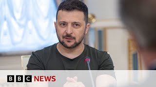 Russian plot to kill Volodymyr Zelensky foiled, Kyiv says | BBC News