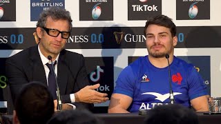 Fabien Galthie and Antoine Dupont | France press conference | Six Nations launch