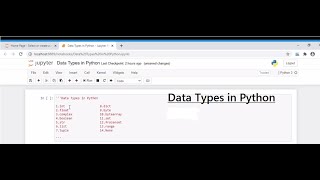 #1. Data Types in Python| int, float, bool, complex | datatypes in python |easy python