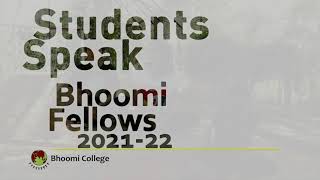 Students Speak | Bhoomi Fellows 21-22 | Urvi/Deepika/Mansi