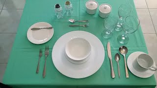 Table Setting | Formal Set-up |