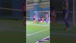 【フットサル】「困惑するDF」 個サルでちょっとカッコいいプレー_85｜A little cool moments of Futsal court in  japan｜#shorts