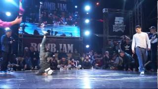 Narumi Shigekix vs Bboy Moy Lil John | BOMB JAM 2013 semifinal