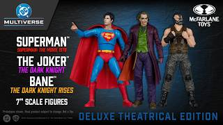 NEW DC Multiverse⢠Deluxe Theatrical Edition⢠Bundle (3) 7" Scale Figures | Action Figure Showcase