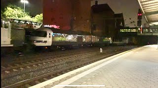 (HD) Railadventure Class 43 HST power cars at Hamburg Harburg, Germany - 43480 \u0026 43484