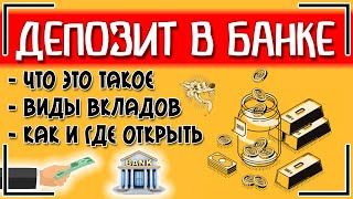 Что такое депозит (вклад) в банке простыми словами: понятие банковского вклада + виды вкладов