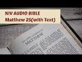 Matthew 25 NIV AUDIO BIBLE (with text)