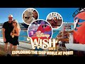 Exploring the Disney Wish at Port // AquaMouse, Incredi-course, Worlds of Marvel, and So Much More!