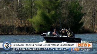 Wisconsin DNR raises hunting, fishing license fees for nonresidents