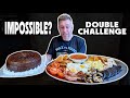 OWNER CHALLENGED ME TO A DOUBLE CHALLENGE - FULL ENGLISH BREAKFAST & VIRAL CHOCOLATE CAKE