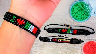 LOOM BRACELET WITH BEADS [STEP BY STEP] 🇲🇽