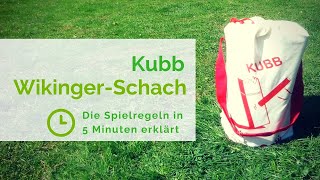 Wikinger Schach Kubb: Spielregeln in 5 min erklärt