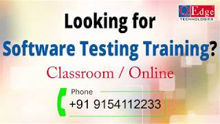 Software Testing Training | Hyderabad | Bangalore | Pune | India | USA