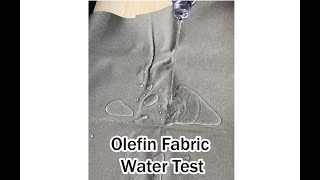 Olefin Fabric Water Resistance Test