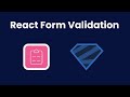Learn React Hook Form & Zod | Form validation with React & TypeScript in Arabic