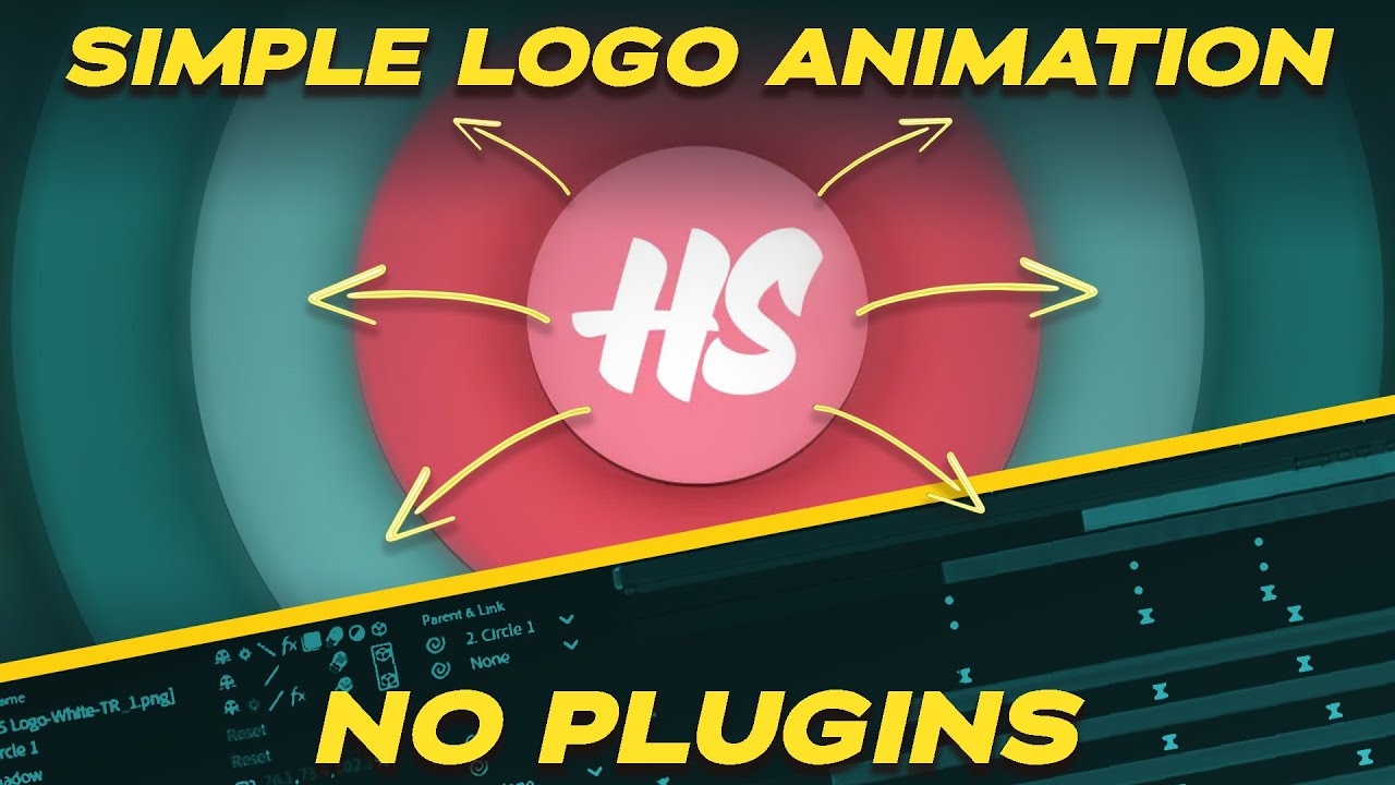 After Effects Beginner Tutorial Simple Logo Animation Youtube