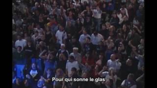 Metallica -For Whom The Bell Tolls sous titrage francais S&M