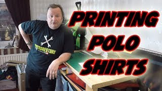 Printing Custom Polo Shirts For A Darts Team