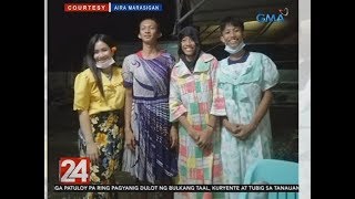 24 Oras: Ilang bakwit, trending dahil sa pag-role play at pagrampa suot ang mga donasyong damit