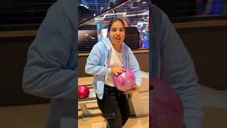 I shot my first strike in bowling 🤩 #priyalkukreja #shorts #ytshorts