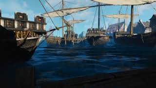 Harbor Docks Ambience | Port Market Sounds | 3 Hours