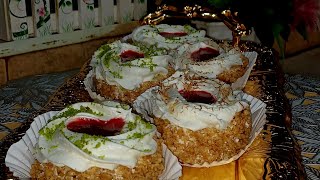 حلوة الموكا بنة زمان بأبسط طريقة👌إقتصادية وأكيد البنة حاضرة😋جربوها👍mini gâteau moka simple/délicieux