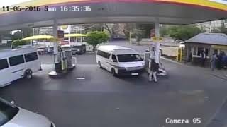 Lucky escape for the Taxi driver Lucky escape for the Taxi driver