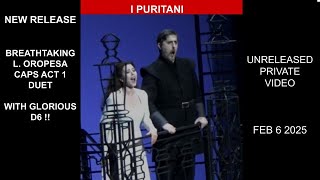 New Exciting near live video-Stunning Oropesa caps Puritani duet with effortless D5!