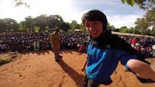 introducing myself through dancing in Malawi, Africa