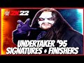 WWE 2K22 - Undertaker '95 Signatures and Finishers