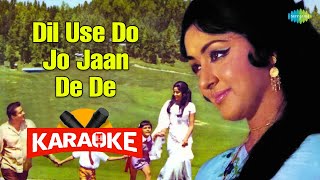 Dil Use Do Jo Jaan De De - Karaoke With Lyrics |Asha Bhosle | Mohammed Rafi | Old Hindi Song Karaoke