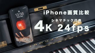 iPhoneの4k動画チェック！噂のシネマチックは24fps　[画質比較編]