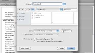 FileMaker Tutorial - 111 - Viewing a Report