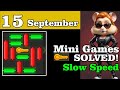 Hamster Kombat Mini Game Puzzle 15 September