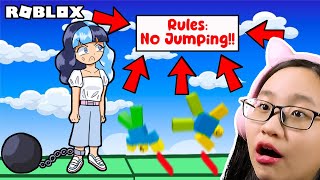 Roblox | No Jump Obby - I can't JUMP!!!