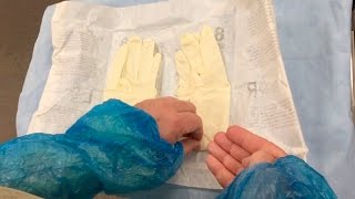 Open Gloving Technique for Survival Surgery