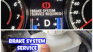 BRAKE SYSTEM SERVICE REQUIRED