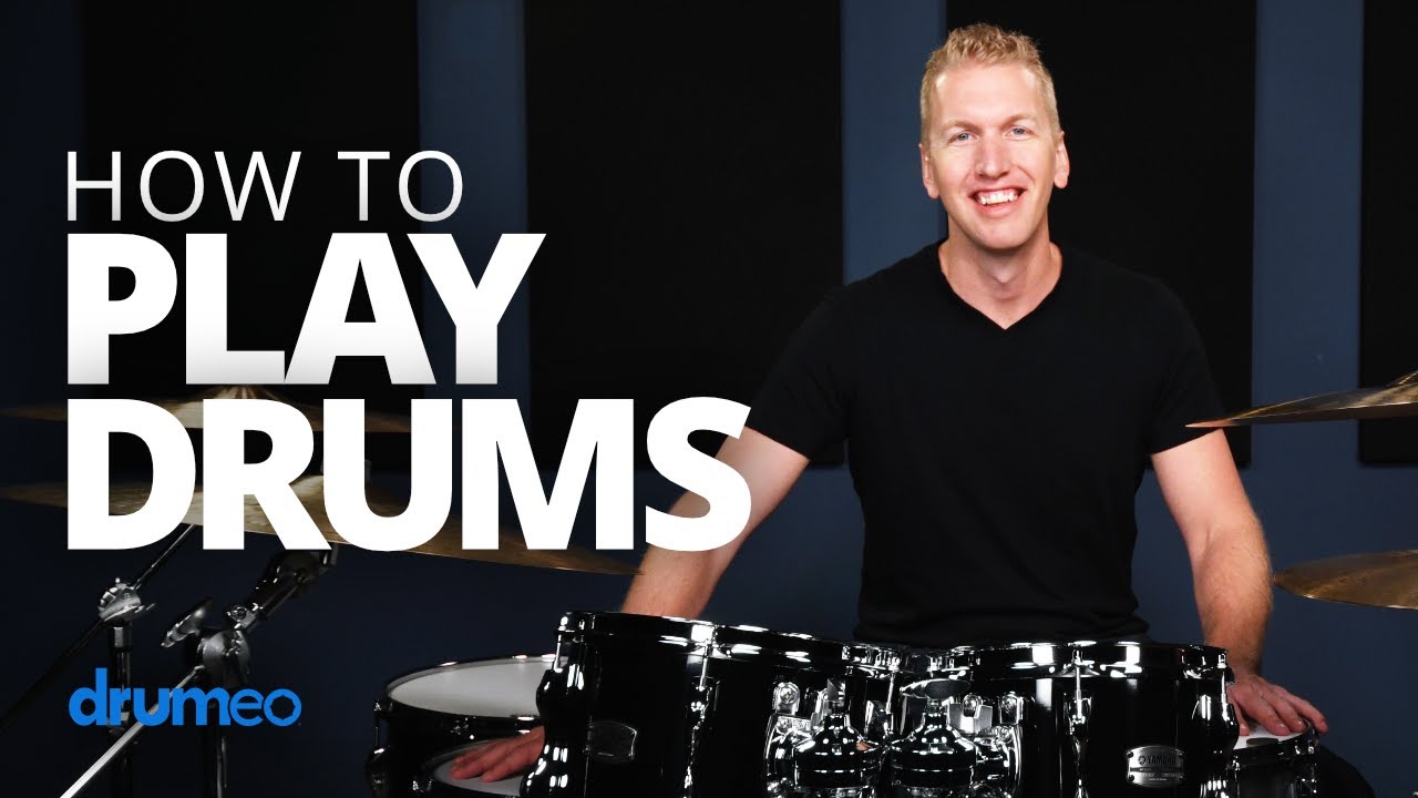 How To Play Drums (Beginner Drum Lesson) - YouTube