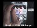 muza fd500 modeling distortion guitar effect pedal