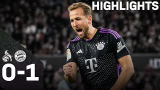 Kane Goal Secures 6th Consecutive League Win! | Köln vs. FC Bayern 0-1 | BuLI Highlights
