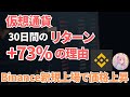 【仮想通貨30日間のリターン+73％の理由】Binanceに新規上場されると短期的に上昇【Binance効果】